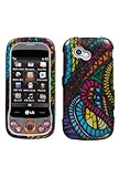 Jamaican Fabric (Sparkle) Phone Protector Cover for LG GW370 (Neon II)