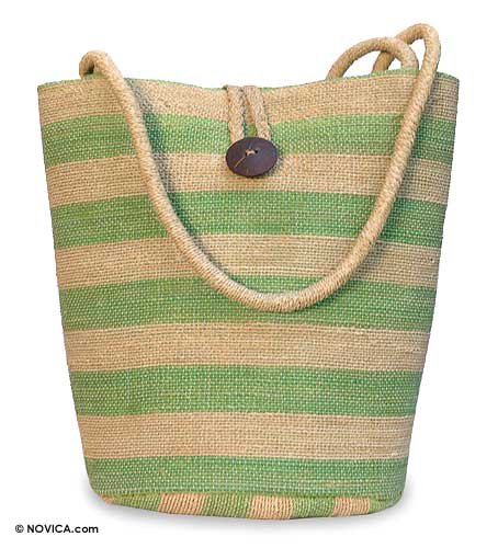 Agel handbag Lime Fantasy