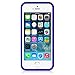 CaseCrown Lux Glider Case, Perfect Fit & Soft Interior, for iPhone 5 / 5S / SE (Blue Sapphire)