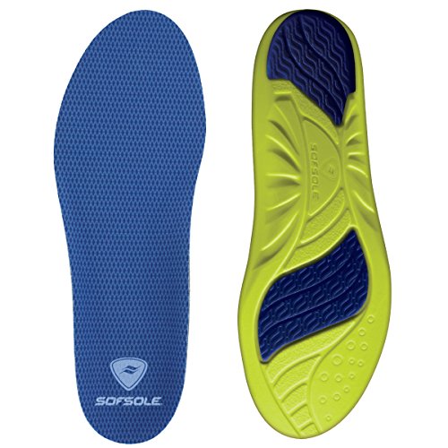 Sof Sole Athlete Full Length Comfort Neutral Arch Comfort Insole, Men s Size 11-12.5