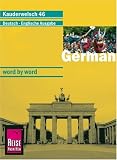 Cover for German for Travellers Word by Word
