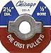 2-1/4 x 1/2 Inch Die Cast Pulley