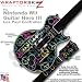 Kearas Peace Signs on Black Skin by WraptorSkinz TM fits Nintendo Wii Guitar Hero III (3) Les Paul Controller (GUITAR NOT INCLUDED)
