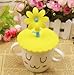 Rimobul 4 Pcs Lovely Flower Leakproof Silicone Cup Lid Cover (flower)