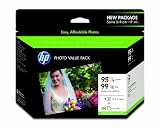HP 95/99 Series Ink Cartridges w/100 Sheet 4x6 inch HP Premium Plus Photo Value Pack in Retail Packaging 517VpvEl5AL. SL160 HP 95/99 Series Ink Cartridges w/100 Sheet 4x6 inch HP Premium Plus Photo Value Pack in Retail Packaging