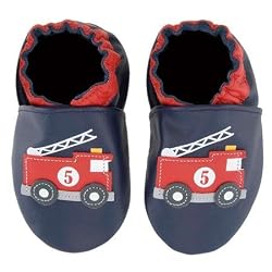 Robeez Navy Fire Engine Slip-On