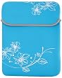 13.3 inch Sky Blue Blossom Floral Neoprene Netbook Laptop Sleeve Slip Case Pouch Bag for Macbook, Acer, ASUS, Dell, HP