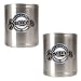 Milwaukee Brewers MLB 2pc Stainless Steel Can Holder Set- Primary Logo by Great American Products