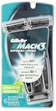 Gillette Mach3 Sensitive Disposables, 6 Count