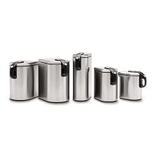 simplehuman Tall/ Pasta Slim Canister, Fingerprint-Proof Stainless Steel