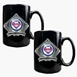 Philadelphia Phillies 2008 World Series Champions 2 Piece Black Ceramic Mug Set
