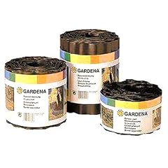 Gardena 0534-20 Beeteinfassung 9 m breit, 20 cm hoch, braun