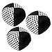Speevers Xballs Juggling Balls Professional Set of 3 Fresh Design - 10 Beautiful Colors Available - 2 Layers of Net Carry Case - Choice of The World Champions! (Black - White, 120g)