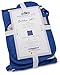 Pemberley Apron for Women or Men, Ideal Gift for Your Favorite Cook, 3 Blue Kitchen Towels, 1 Apron with Two Pockets, 2 Potholders and 1 Oven Mitt