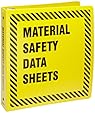 Brady BR753Y Prinzing 1.5 inch Yellow MSDS Binder (1 Each)