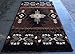 South West Native American Door Mat Area Rug Design C318 Chocolate (24 Inch X 40 Inch)