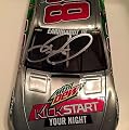2014 Dale Earnhardt Jr Diet Mountain Dew Kick Start Signed #88 1/24 Diecast Car - Autographed Diecast Cars