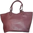 Women's Coach Purse Handbag Leather Carly Tote Mauve