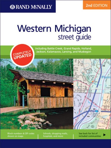 rand mcnally 2nd edition western michigan street guide including battle creek grand rapids holland jackson