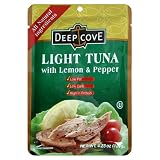 Review Deep Cove DC99141 / Deep Cove Chunk Light Tuna with Lemon & Pepper, 4.23-Ounce Pouches (Pack of 48)