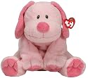 TY~WHIFFER THE DOG PINK BABY TY SOFT BABY SAFE TOY