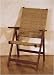 Poly Weave Folding Chair with Arms, by Achla Designs