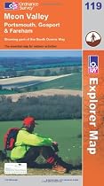 Meon Valley, Porstmouth, Gosport and Fareham (OS Explorer Map): Showing part of the South Downs Way