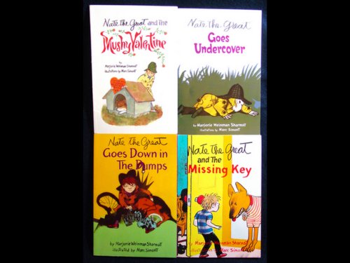 Nate the Great and the Missing Key, Nate the Great Goes Undercover, Nate the Great and the Mushy Valentine, Nate the Great Goes Down in the Dumps (Nate the Great)