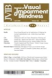 Journal of Visual Impairment & Blindness