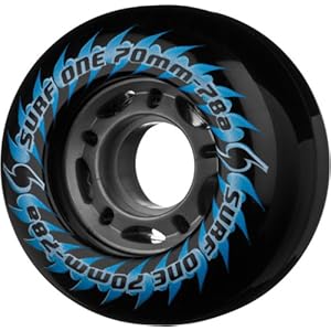 Surf One Five Star Longboard Wheels - Black 70Mm