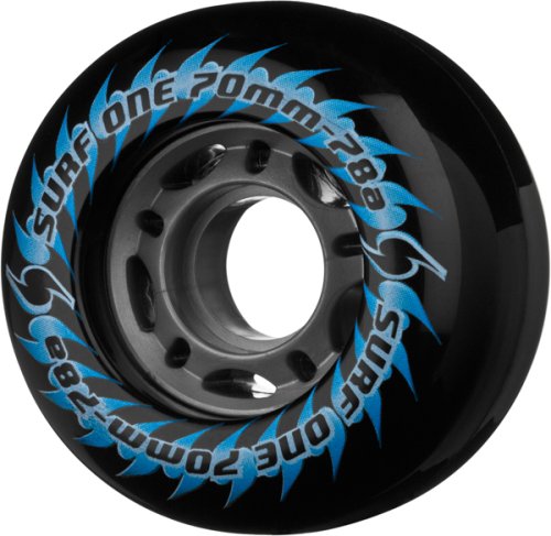Childrens Toyshop  Toys : Surf One "Five Star" Longboard Wheels - Black 70Mm