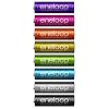 SANYO eneloop tones glitter 充電式ニッケル水素電池(単3形8色限定ラメ入りカラーパック)  HR-3UTGA-8SL
