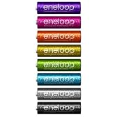 SANYO eneloop tones glitter 充電式ニッケル水素電池(単3形8色限定ラメ入りカラーパック)  HR-3UTGA-8SL