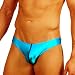 Mens New Solid Turquoise Thong Swimsuit Gary Majdell Sport Size X-Large