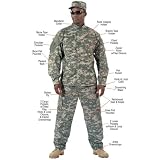 ACU Digital Camouflage Rip-Stop Army Combat Uniform Pants by Galaxy Army Navy