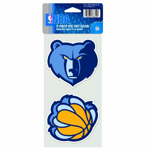 NBA Memphis Grizzlies 4-by-8 Die Cut Decal