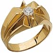 0.37Ct.T.W. Round Brilliant Cut Diamond, 14Kt. Yellow Gold