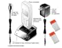Nokia Desktop Charger with AC Adapter & USB Cable - For Nearly All Models - Uses Battery Conditioning Technology - PLUS FREE BONUS ITEMS