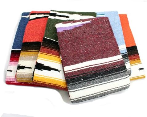 Hand Woven Diamond Mexican Yoga Blankets