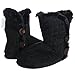 Capelli New York Ladies Knit Indoor Slipper Boot with Faux Fur
