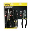 Stanley 84-114 3 Piece Basic 6-Inch Slip Joint, 6-Inch Long Nose, and 6-Inch Diagonal Plier Set