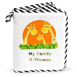 NEW! Baby's My Family & Friends First Photo Album - Cute Giraffe Family Theme!