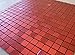 FLEXIPIXTILE, Sample, Aluminum Mosaic Tile, Peel & Stick, Kitchen Backsplash, Accent Wall, RED Velvet