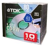 TDK 700MB 4x CD-RW (10-Pack)