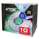 TDK 700MB 4x CD-RW (10-Pack)