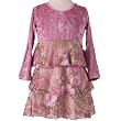 Toddler Girls Spring Clothes MAUVE FLOWER Dress LIPSTIK Girl 2-4T