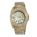 Anne Klein,AK Anne Klein Women's 109380CMHN Swarovski Crystal Gold-Tone and Horn Plastic Bracelet Watch,AK Anne Klein,109380CMHN,B004J2J0XS