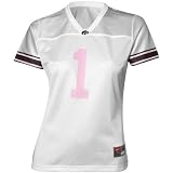 Nike Iowa Hawkeyes Women's #1 Pink Logo Replica Football Jersey - White