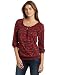 517WV1HyawL. SL75  Red Dot Womens Cowl Neck Top