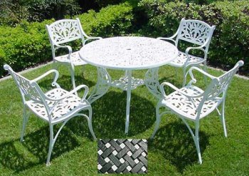 Dining Set - Rose - 5 pc Set